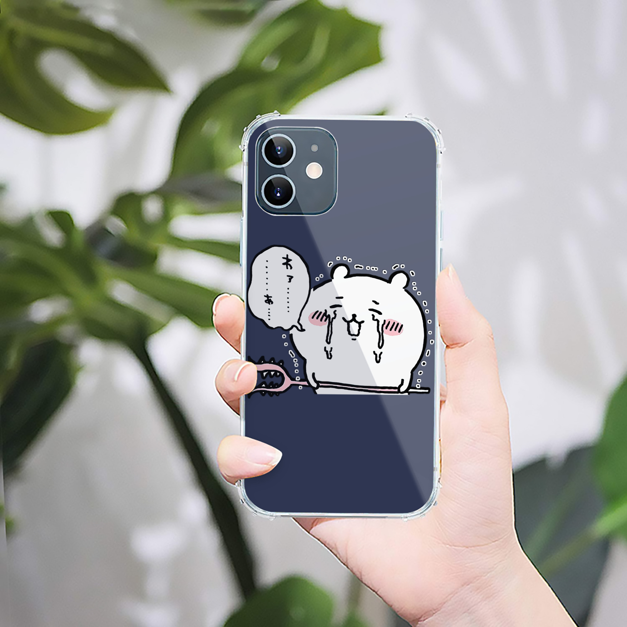 （画像用） ちいかわ ちいかわ Chii-kawa chiikawa 【iPhone 12シリーズ対応】透明スマホケース（クリアソフトケース）